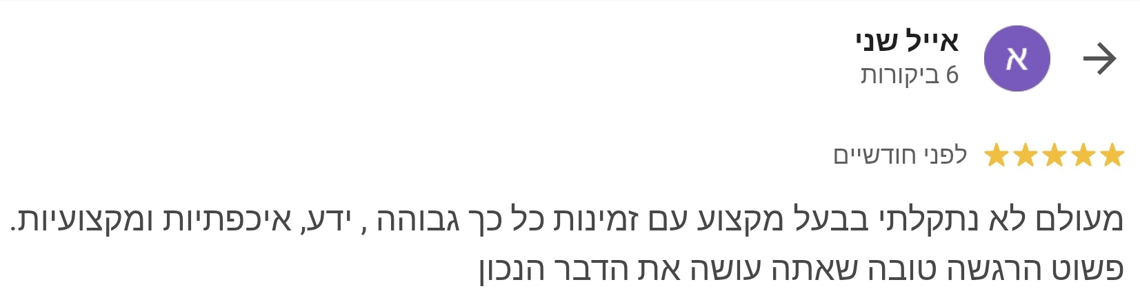 ביקורת Google — אייל שני